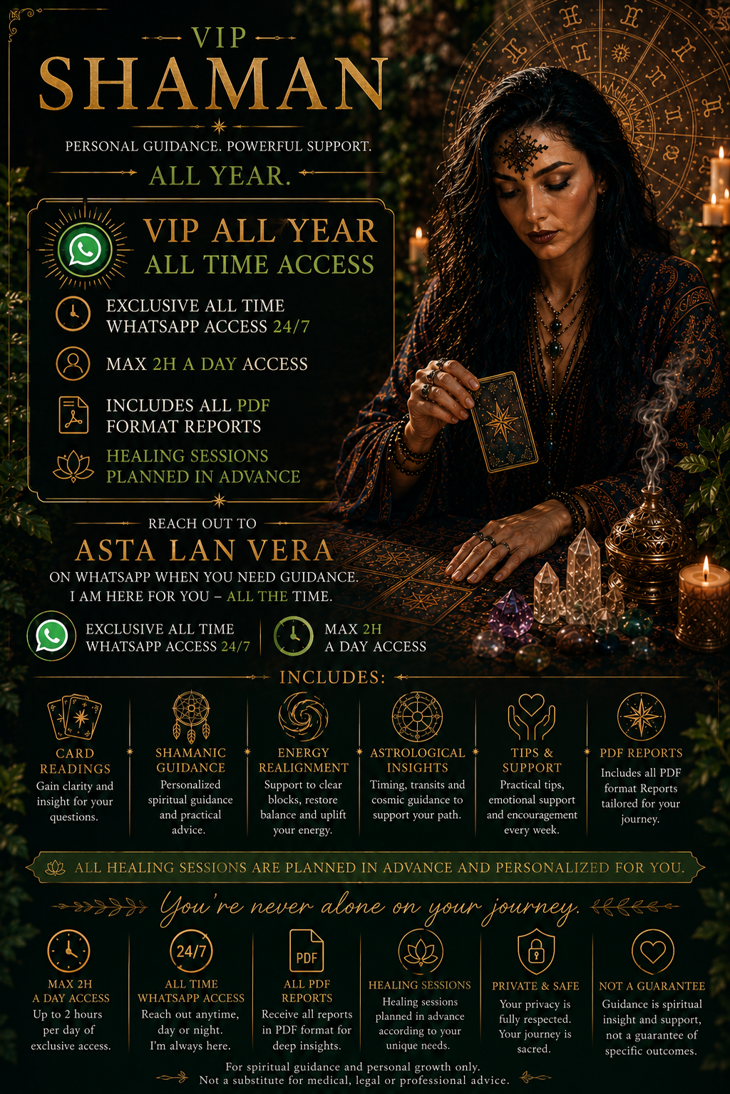 1 Year 24/7 Shaman Mentorship/ Consulting access